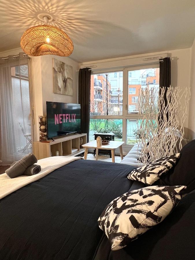 "Moonlight" Gare A 10Min De Paris, Wifi, Terrasse , Parking Appartement Argenteuil Buitenkant foto